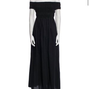 Matteau off the shoulder black dress Xs